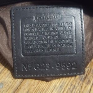 Coach Crossbody black leather